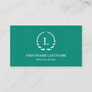 Cartes de visite élégants et modernes d'avocat