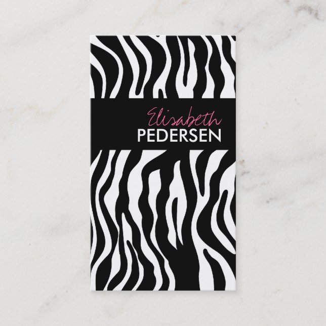 Cartes de visite élégants modernes d'impression de (Devant)