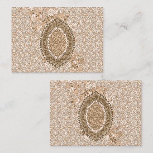 Cartes de visite élégants personnalisés | Intempor (Devant / Derrière)