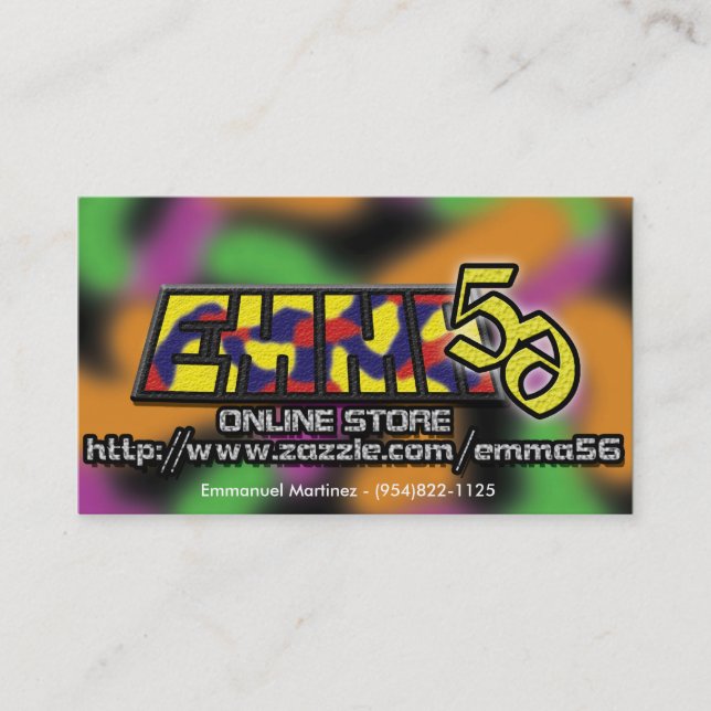 Cartes de visite Emma56 (Devant)
