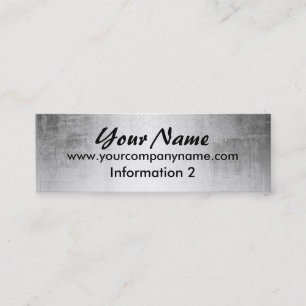 Cartes de visite en acier grunges de regard en