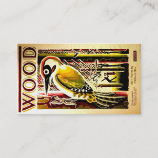 Cartes de visite en bois