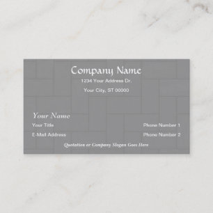 Cartes de visite en bois de tuile de plancher de