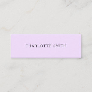 Cartes de visite en pastel modernes à la mode