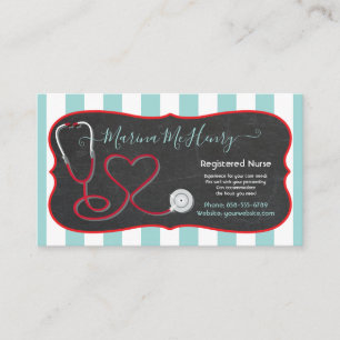 Cartes de visite en soins infirmiers
