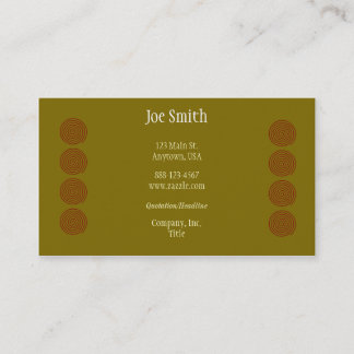 Cartes de visite en spirale de grille
