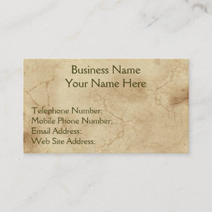 Cartes de visite et de profil RUSTIC EARTH (Light)