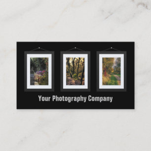 Cartes de visite faits sur commande de galerie