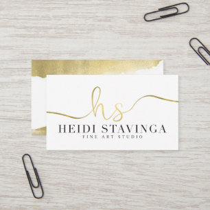 Cartes de visite faits sur commande : Heidi