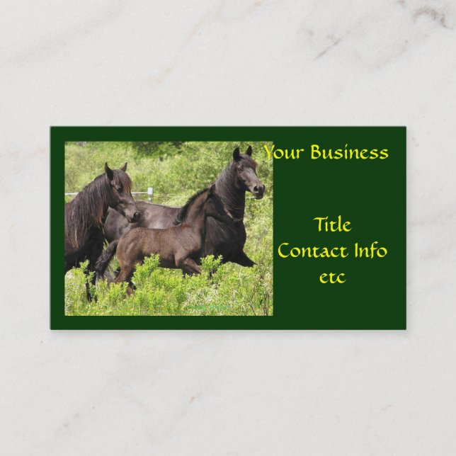 Cartes de visite, ferme et ranch personnalisables (Devant)