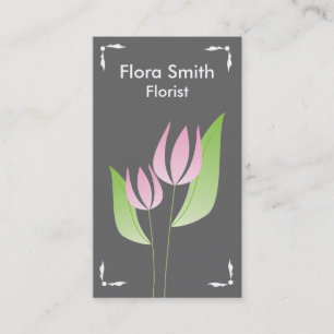 Cartes de visite fleuristes