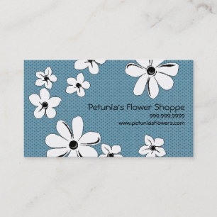 Cartes de visite fleuristes ou floristes