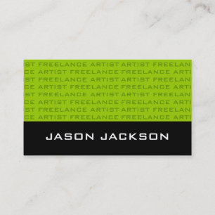 Cartes de visite frais de monogramme