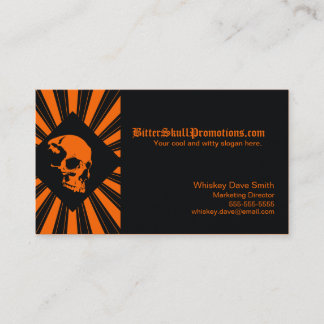 Cartes de visite frais de SkullBurst
