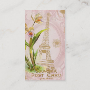 Cartes de visite français de style d'antiquité d