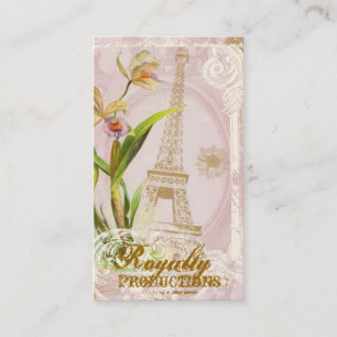 Cartes de visite français de style d'antiquité d