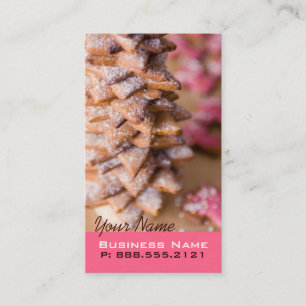 Cartes de visite gastronomes de biscuits