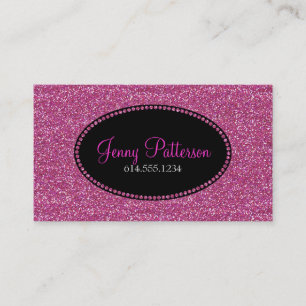 Cartes de visite Girly assez élégants roses de