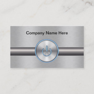 Cartes de visite globaux de technologie