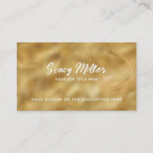Cartes de visite Gold personnalisables