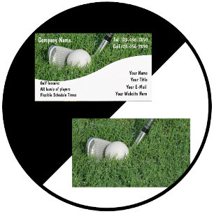 Cartes de visite Golf Design Simple