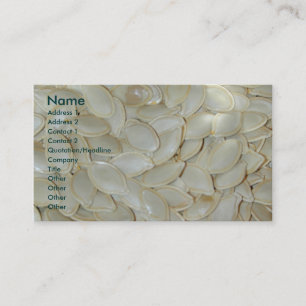 Cartes de visite Graine de courge