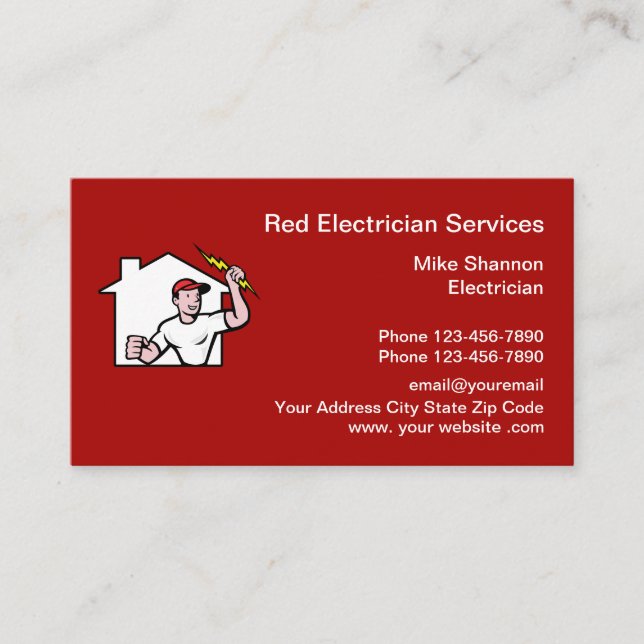 Cartes de visite graphiques du logo électronique (Devant)