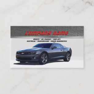 Cartes de visite gris de Camaro