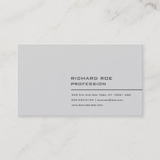 Cartes de visite gris professionnels créatifs