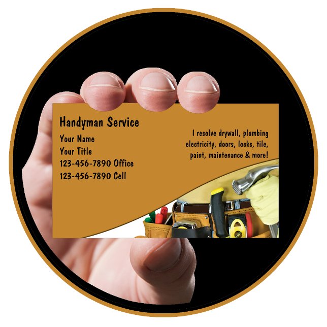 Cartes de visite Handyman (Créateur téléchargé)
