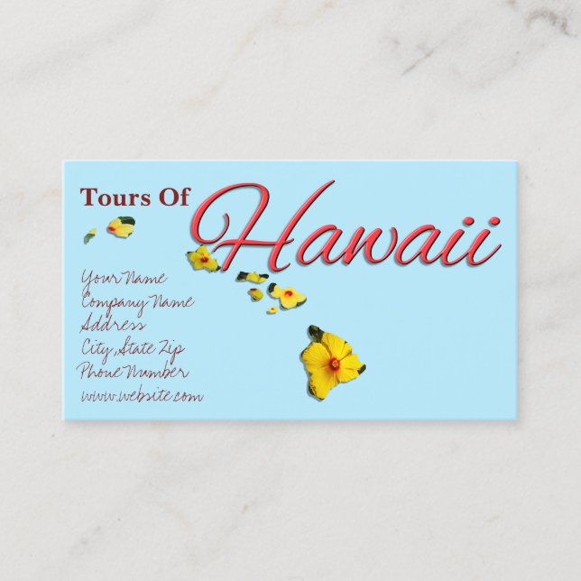 cartes de visite - HAWAII (Devant)