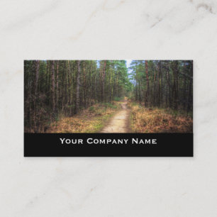 Cartes de visite HDR de Forest Path