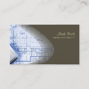 cartes de visite Hip Architect, chocolat noir