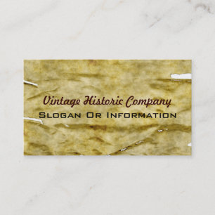Cartes de visite historiques vintages