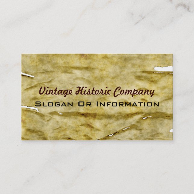 Cartes de visite historiques vintages (Devant)