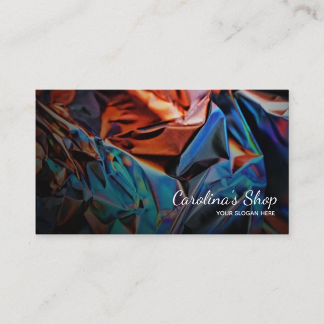 cartes de visite holographiques (Devant)