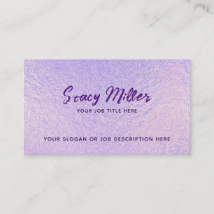 Cartes de visite holographiques personnalisables