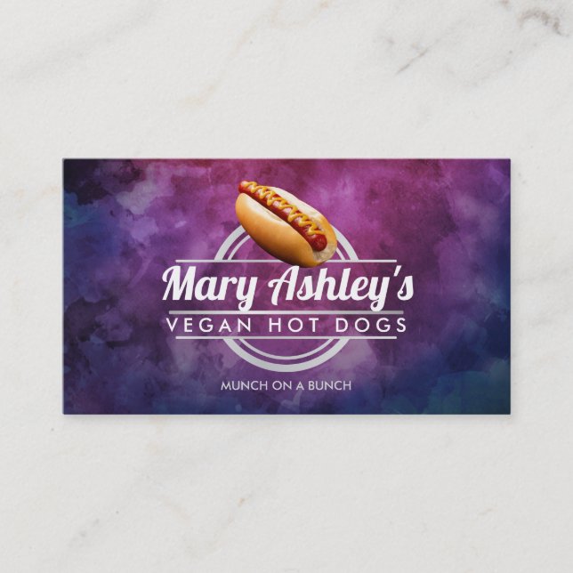 Cartes de visite Hot Dogs (Devant)
