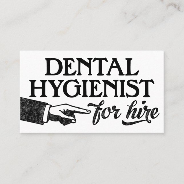 Cartes de visite hygiénistes dentaires - Cool Vint (Devant)