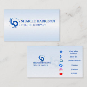 Cartes de visite   Icônes de logo personnalisées b