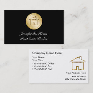 Cartes de visite immobiliers