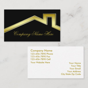 Cartes de visite immobiliers