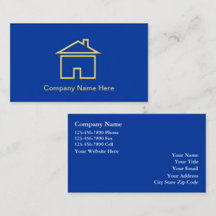 Cartes de visite immobiliers
