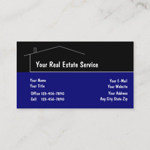 Cartes de visite immobiliers