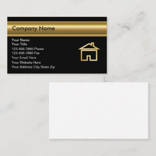 Cartes de visite immobiliers