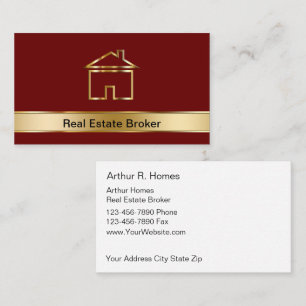 Cartes de visite immobiliers