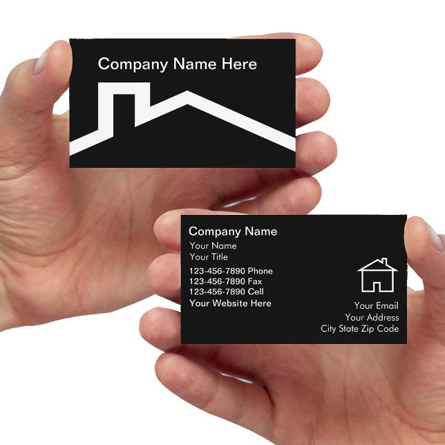 Cartes de visite immobiliers (Créateur téléchargé)