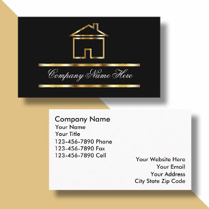 Cartes de visite immobiliers