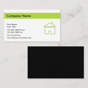 Cartes de visite immobiliers