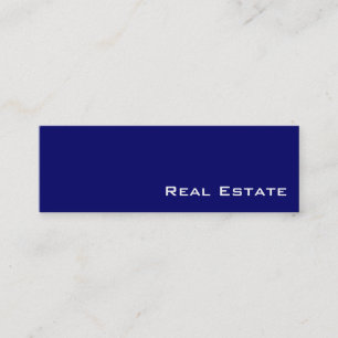 Cartes de visite immobiliers blancs de la marine